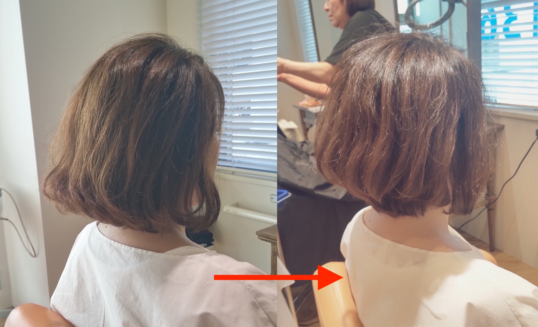 髪型 ボブ 天パ