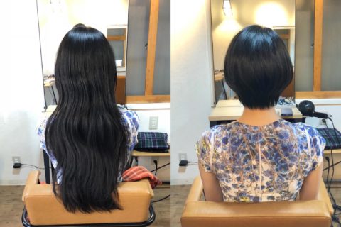 襟足が浮く生え癖があってもショートヘアにできる Favour Hair